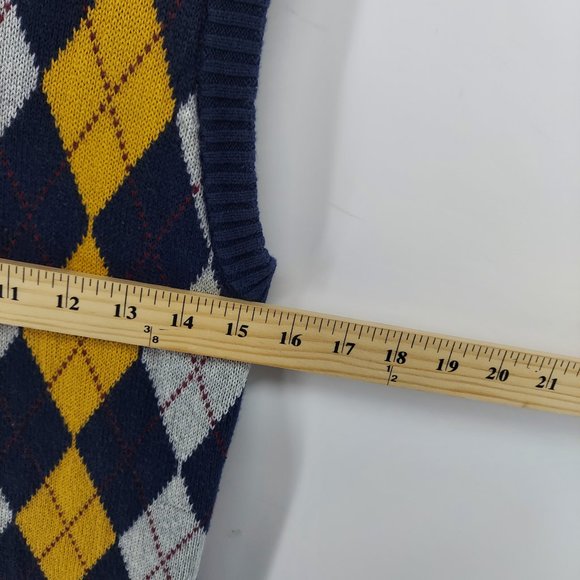 boys argyle vest unifom size 13-14 years - Picture 3 of 7